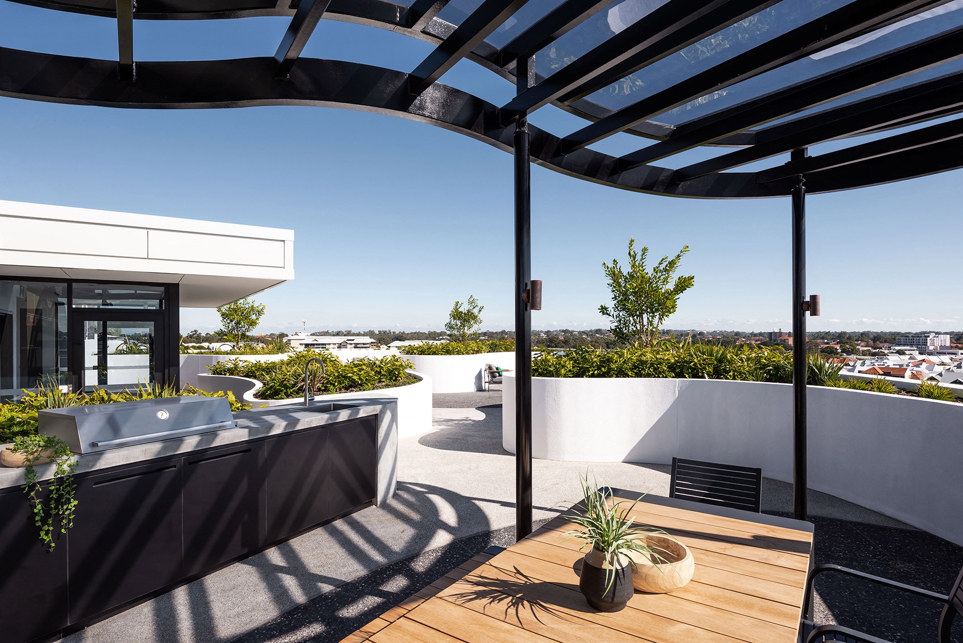 Element 27 apartment rooftop terrace